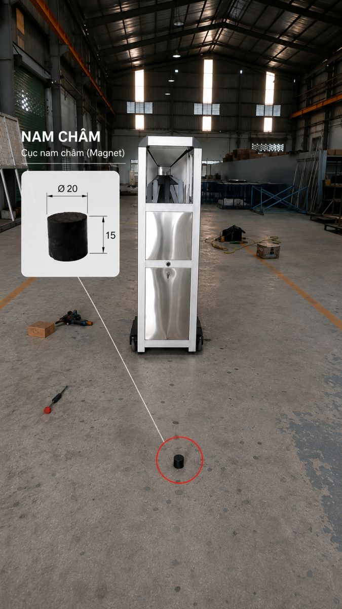 Thi công sử dụng nam châm