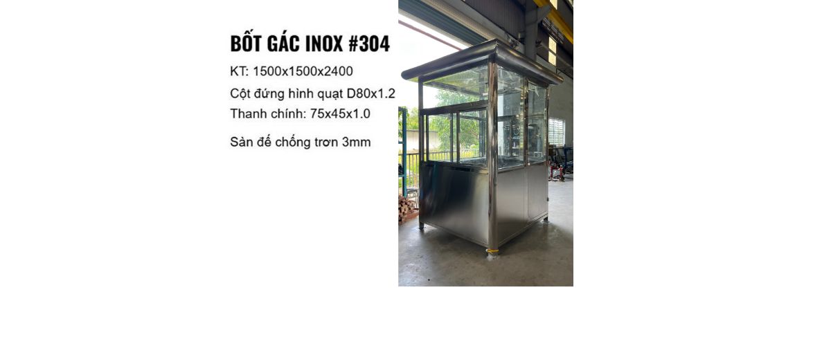 Bốt gác inox 304
